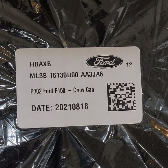 OEM Ford Black 4pc Carpeted‎ Floor Mat Set For Ford F150 ML3B-16130D00-AA3JA6 - Picture 1 of 11